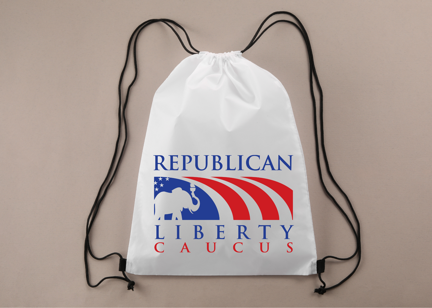 RLC  Logo Drawstring Bag