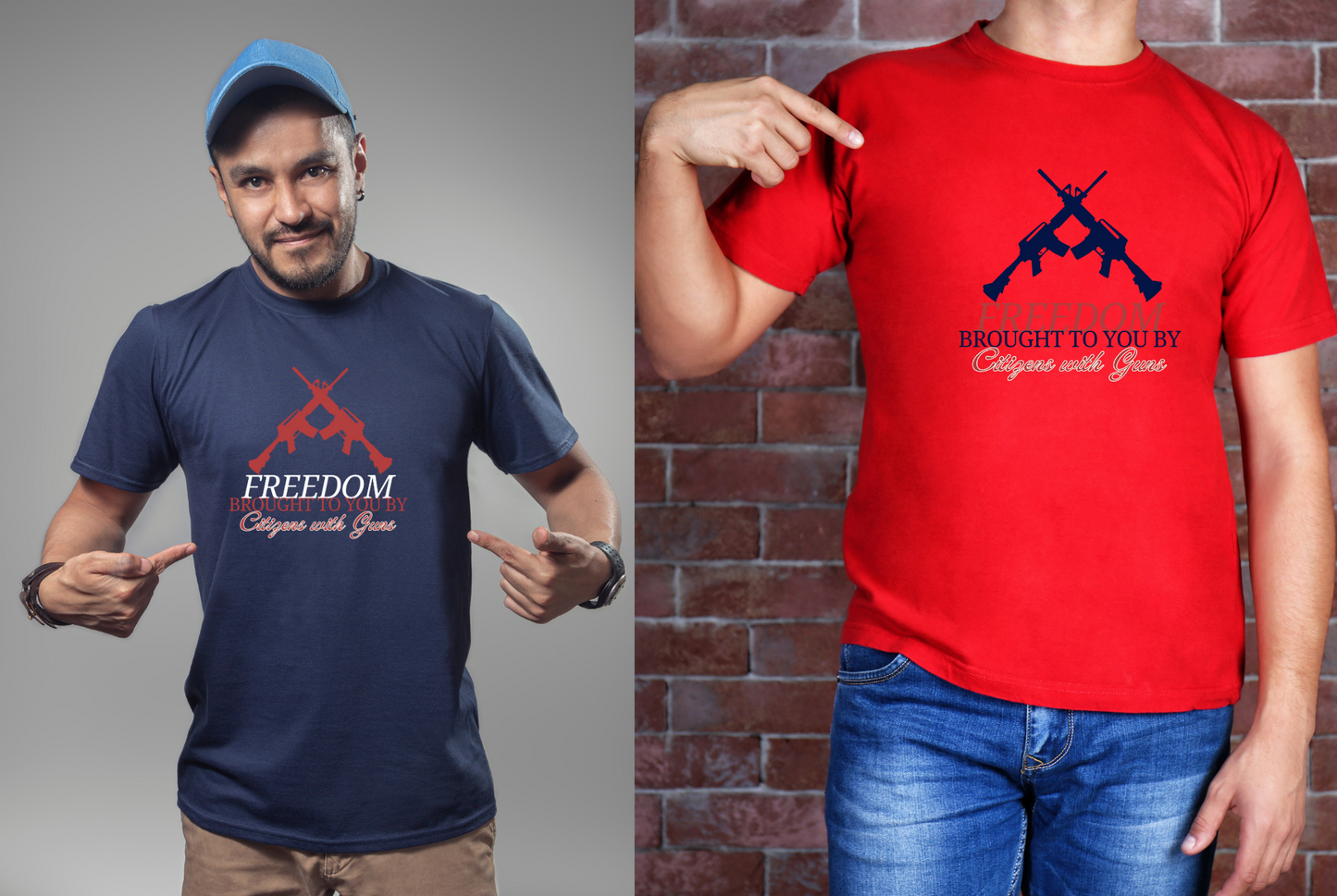 Freedom Brought to you By Citizens with Guns Shirt